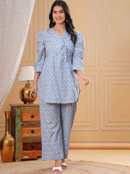 EtnicaWear Ethnic Motifs Printed Co-Ords