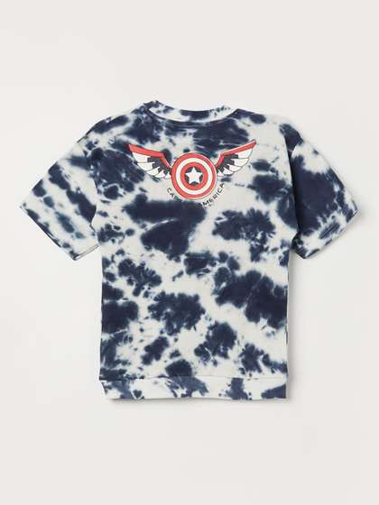 Fame Forever by Lifestyle Boys Marvel Printed Cotton T-Shirt