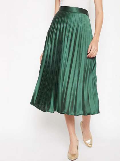 ZWERLON A-Line Flared Maxi Skirts