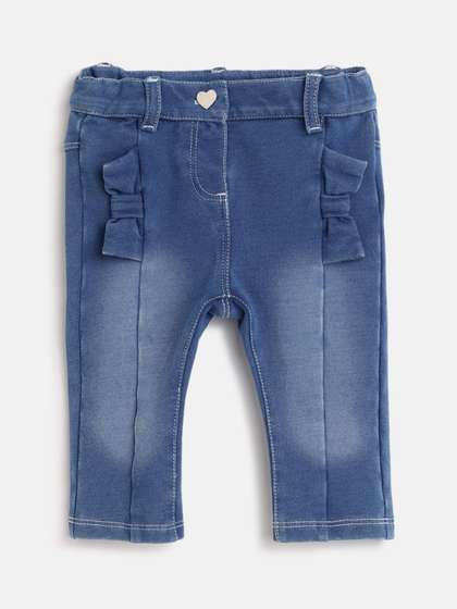 Chicco Girls Comfort
                    Light Fade Mid-Rise Stretchable Jeans