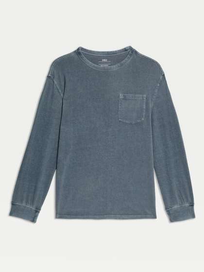 Marks & Spencer
                      Garment Dye LS Top