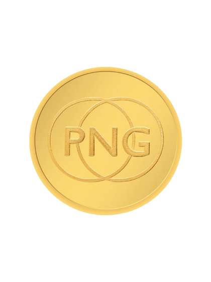 P N GADGIL JEWELLERS
                        PNG Logo Design 24KT (995) Gold Coin- 1 gm