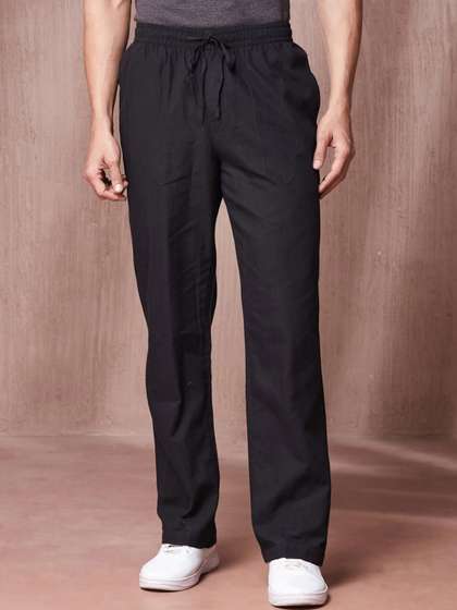 Fabindia Men Relaxed
                        Fit Mid-Rise Trousers