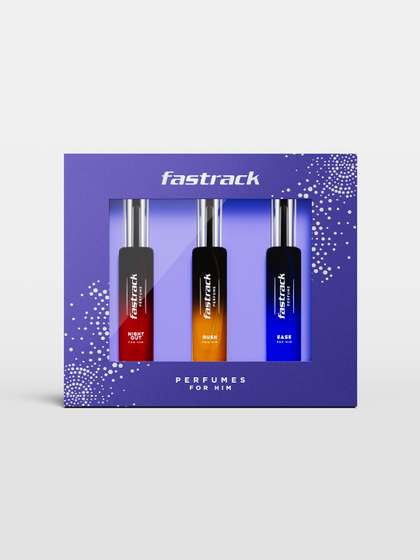 Fastrack Set Of 3 Ease,
                    Night Out & Rush Long Lasting Perfume - 20 ml
                    Each