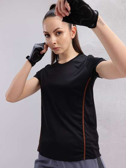 HRX by Hrithik
                        Roshan Contrast Stitch Rapid-Dry Training
                        T-shirt