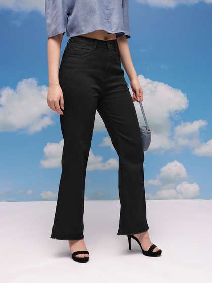 CORSICA Women
                        Straight Fit Mid-Rise Stretchable Jeans
