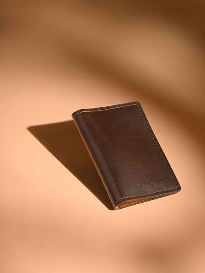LOUIS STITCH Men Brown
                    Spanish Leather Two Fold Wallet with RFID
                    Protection