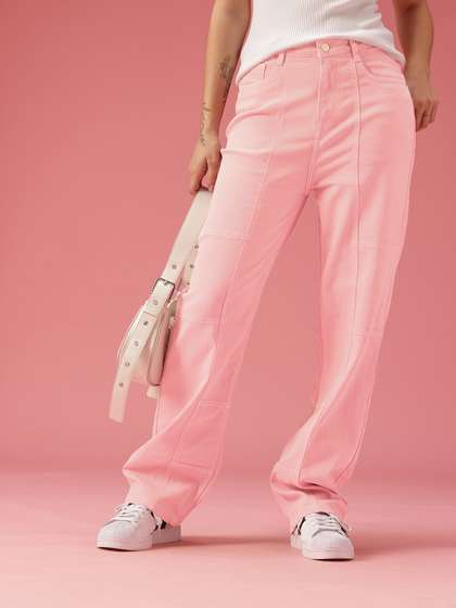 DressBerry Women
                        Straight Fit High-Rise Stretchable Jeans