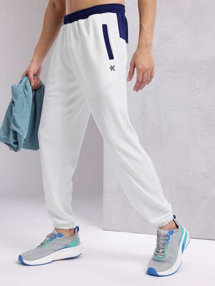 HRX by Hrithik Roshan Men Contrast Waistband Rapid-Dry Running Joggers