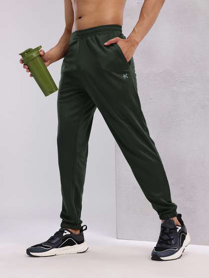 HRX by Hrithik Roshan Men Mid-Rise Rapid-Dry Regular Fit Running Joggers