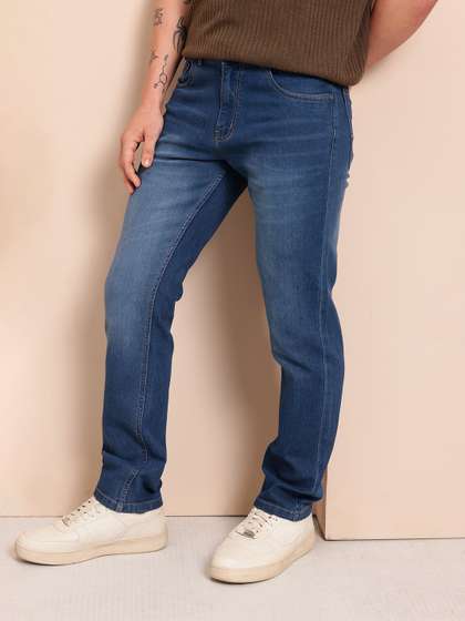 Mast & Harbour
                        Men Slim Fit Mid-Rise Light Fade Stretchable
                        Jeans