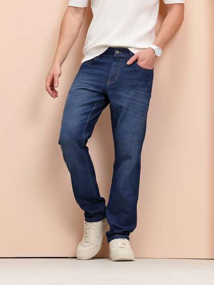 Mast & Harbour
                        Men Slim Fit Mid-Rise Light Fade Stretchable
                        Jeans
