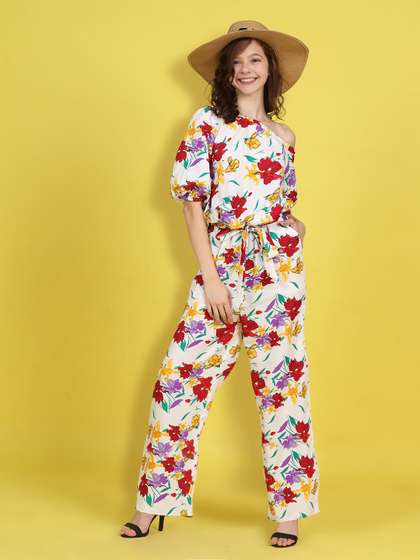 Cutiekins Girls Printed
                    Basic Jumpsuit