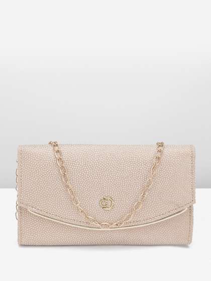 Caprese Shimmer
                        Textured Envelope Clutch