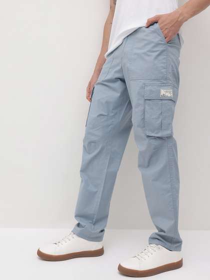 The Roadster
                        Lifestyle Co. Men Loose Fit Cargos Trousers
