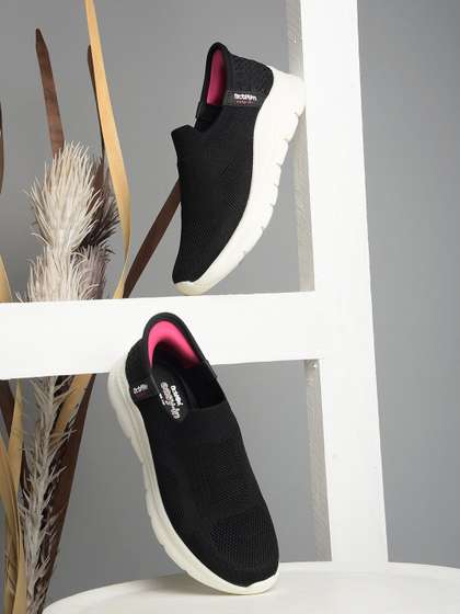 Action Plus Women
                        Colourblocked Slip-On Sneakers