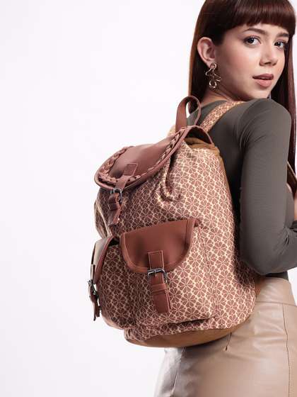 Mast & Harbour
                        Women Graphic Tasselled Backpack