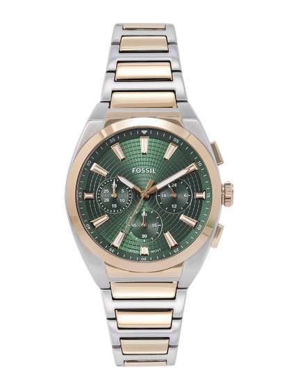 Fossil Men Everett Two
                    Tone Patterned Dial Chronograph Analogue Watch
                    FS6106I