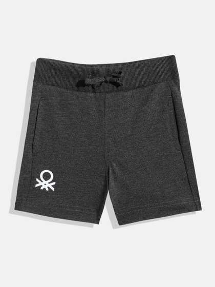 United Colors of
                    Benetton Boys Brand Logo Print Shorts