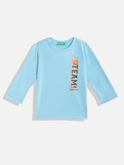 United Colors of
                      Benetton Boys Typography Print T-shirt