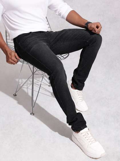 Price History of WROGN Men Slim Fit Light Fade Stretchable Jeans