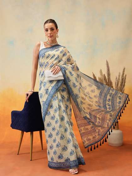 Silk Land Kalamkari
                        Ready to Wear Chanderi Saree