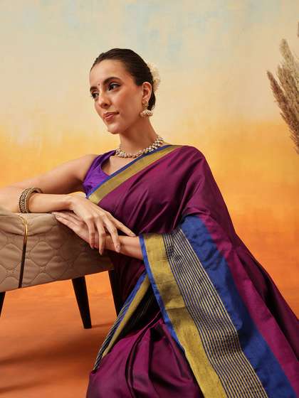 Silk Land Art Silk
                        Uppada Pattu Ready to Wear Saree