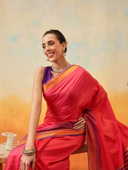 Silk Land Art Silk
                        Uppada Pattu Ready to Wear Saree