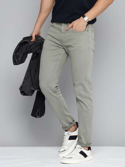 Flying Machine Men Pure Cotton Slash Slim Tapered Fit Jeans