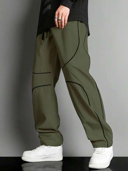NOBERO Men Straight
                      Fit Joggers