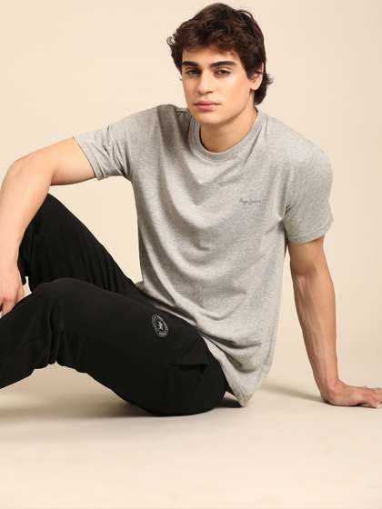 Pepe Jeans Men Crew Neck Relaxed Fit Lounge Tshirt