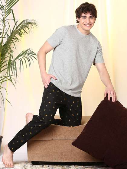 Pepe Jeans Printed
                          Cotton Lounge Pants