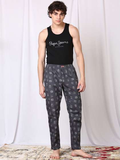 Pepe Jeans Printed
                        Cotton Lounge Pants