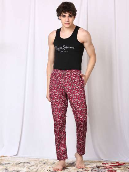 Pepe Jeans Printed
                        Cotton Lounge Pants