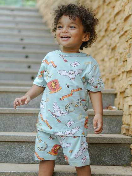 Nap Chief Infants Unisex
                    Harry Potter Magic Pattern Printed T-shirt with
                    Shorts
