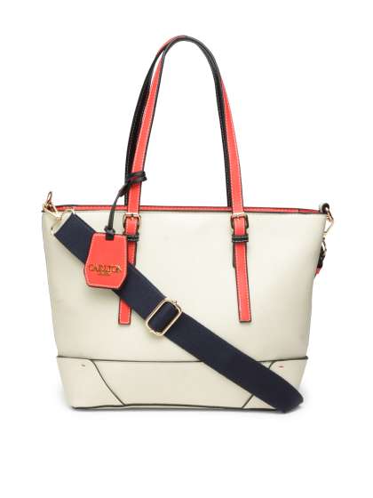Carlton London Bags Online In India Carlton London Off White Solid Shoulder Bag