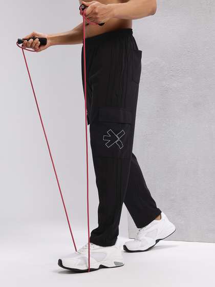 HRX by Hrithik
                          Roshan Men Pleated Rapid-Dry Cargo Training
                          Track Pants
