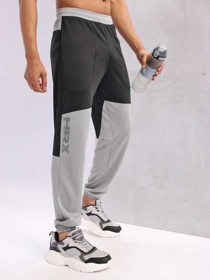 HRX by Hrithik Roshan Men Colourblocked Rapid-Dry Running Joggers