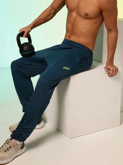 HRX by Hrithik Roshan HRX By Hrithik Roshan Men Striped Training Rapid-Dry Joggers