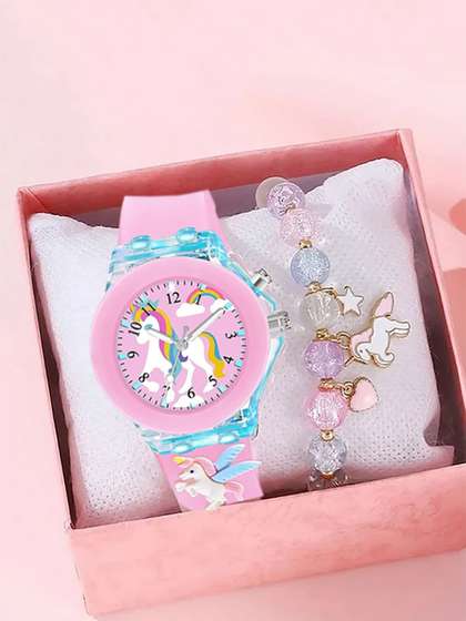 Ziory Girls Dial &
                      Bracelet Style Straps Analogue Watch ZY20245647