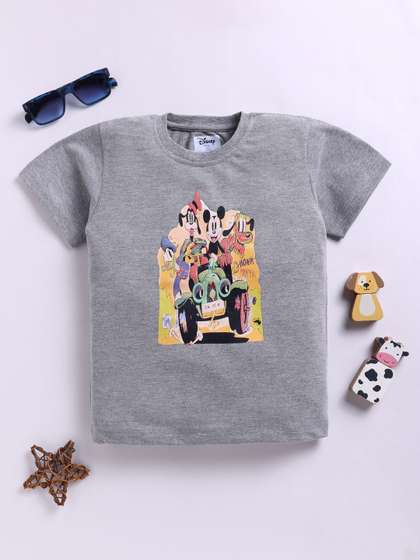YK Disney Boys Disney
                    Printed Cotton T-shirt