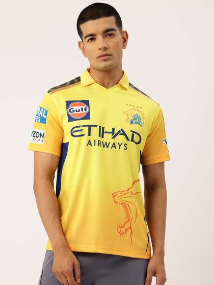 playR Unisex IPL
                        2025 Chennai Super Kings Authentic Fan Jersey
