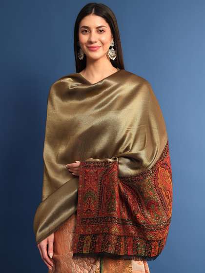 Pashmoda Women
                        Floral Woven Design Shawl