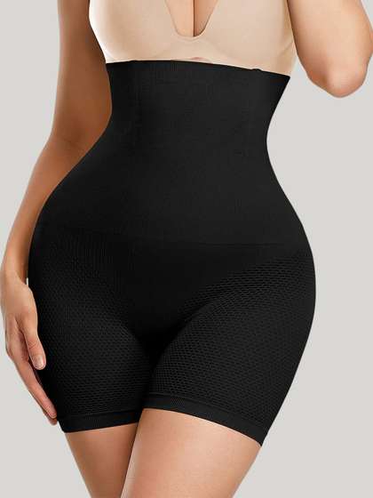 PLUMBURY Women
                        Seamless High Waist Tummy Tucker Shapewear