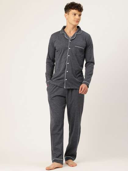 Nite Flite Men
                          Solid Night suit