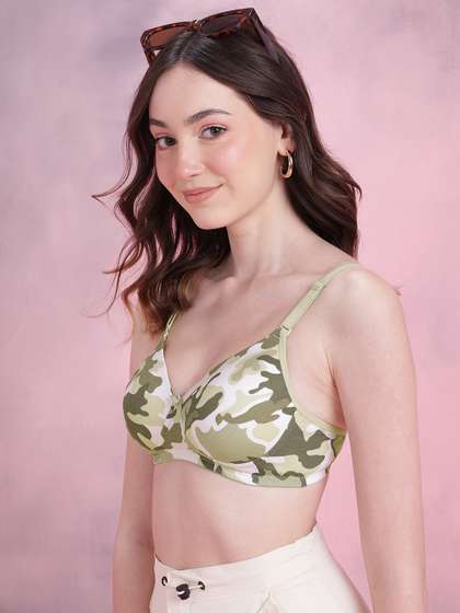 DressBerry Printed
                          Medium Coverage Lightly Padded Bra