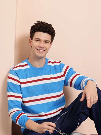 Mast & Harbour
                        Striped Pullover
