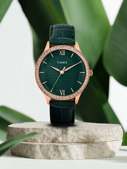 Timex Women
                          Stainless Steel Dial & Leather Straps
                          Analogue Watch TWEL21900