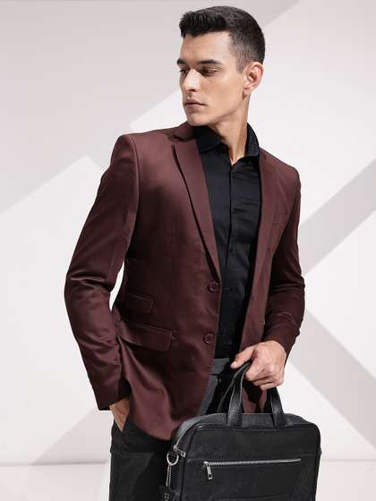 INVICTUS Slim-Fit
                        Single-Breasted Smart Casual Blazer