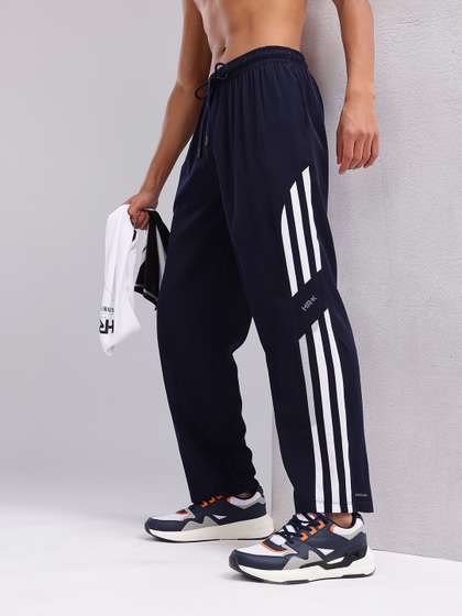 HRX by Hrithik
                        Roshan Rapid-Dry Track Pants With Side Striped
                        Detail